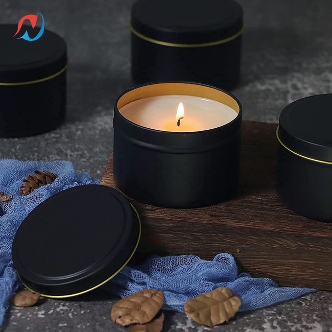 Candle Tins 24pcs 4oz for DIY Candle Making Round Storage Containers Metal  Travel Tins with Lids