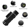 Monocular Telescope,12x42 High Power Compact Scope with Smartphone Adapter and T
