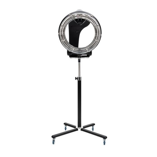 Professional 3 in 1 Infared Hair Dryer Orbiting Stand Hair Dryer Color Processor Salon 850W Standing Hair Dryer Adjustable Temperature & Time (Led Dispaly) for Barbershops, Beauty Salons (Black)