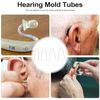 Balacoo 4pcs Preformed BTE Earmold Hearing Aid Tubes Hearing Machine Mold Tubes