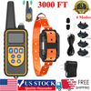 3000FT Dog Shock Training Collar Rechargeable Waterproof LCD Pet Trainer Remote