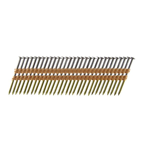 B&C Eagle A3X131/22 Round Head 3-Inch x .131 x 22 Degree Bright Smooth Shank Plastic Collated Framing Nails (500 per box)