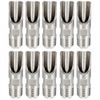 ANCLLO 10 Pack Metal NPT 1/2inch Automatic Pig Nipple Drinker for Sows Piglets Drinking