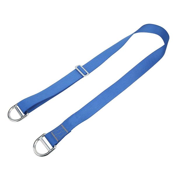 Keenso Climbing Webbing, 1.5m Adjustable Outdoor Rock Climbing Webbing Sling Flat Belt Rope Safety Connection Sling Protection Training Facilities Other extreme sports products