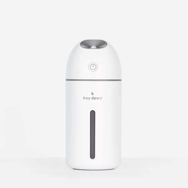 Hey Dewy Wireless, Rechargeable, Self-Care, Skin-Nourishing, Hydrating, Portable Cool Mist Humidifier (Pearl)