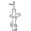 NISSAN E4C02-2B02JNW STRUT KIT FRONT RH NEW OEM