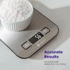 Digital Kitchen Scale, Grams and Ounces for Cooking, Baking, Meal Prep, Stainles