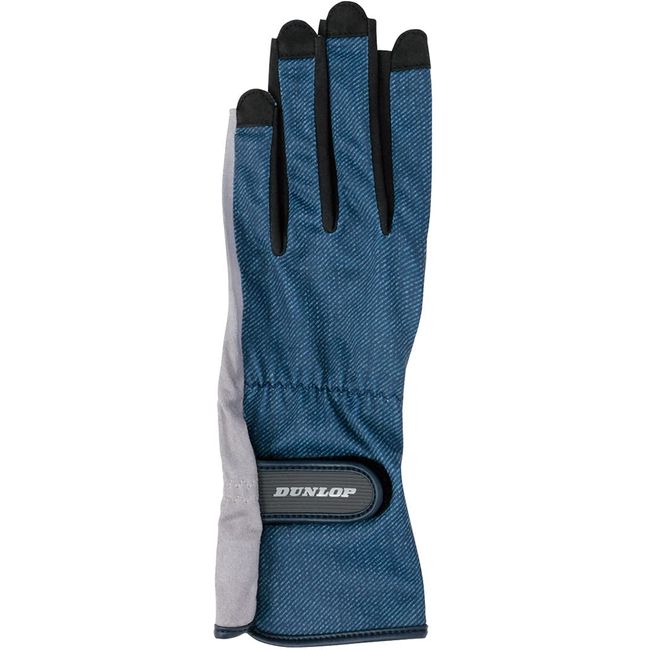 Dunlop TGG0262W Tennis Gloves Both Hands Set Navy M