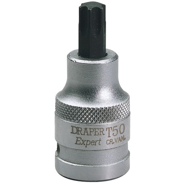 Draper 55664 T50 x 55 mm 1/2-Inch Drive Tx-Star Socket Bit