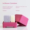 Ethique Pink In-Shower Container for Shampoo and Conditioner Bars - Plastic-Free