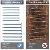 400pcs Hardware Nails Assortment Kit, Picture Hanging Nails, Galvanized Nails, S