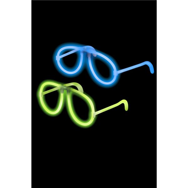 Party Snap to Glow Glasses - Assorted Colours, One Piece