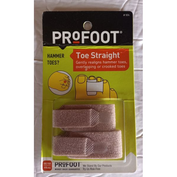 ProFoot Toe Straightener (1) Pair Treat Hammer Toes, Overlapping or Crooked