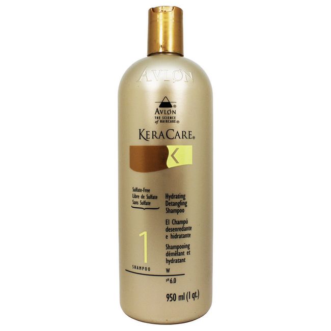 Avlon Keracare Hydrating Detangling Shampoo - Sulfate-Free 32oz