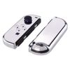 eXtremeRate Chrome Sliver Joy con Handheld Controller Housing with Full Set Buttons, DIY Replacement Shell Case for Nintendo Switch Joycon & Switch OLED Joy con Console Shell NOT Included