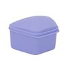 Retainer Case,ANGGREK Trapezoid Retainer Case Travel Portable Denture Mouth Guard Storage Box for Home Office(Purple)