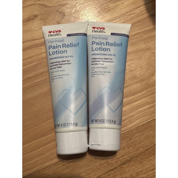 2 Pack  CVS Health Paraneal Pain Relief Lotion Pramoxine HCL 1%