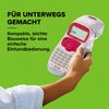 DYMO LetraTag LT-100H Beschriftungsgerät Handgerät | Tragbares Etikettiergerät mit ABC Tastatur | blau | Ideal fürs Büro oder zu Hause | Rosa