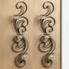 Wisp of Smoke Wall Mounted Candle Holder Sconce Set