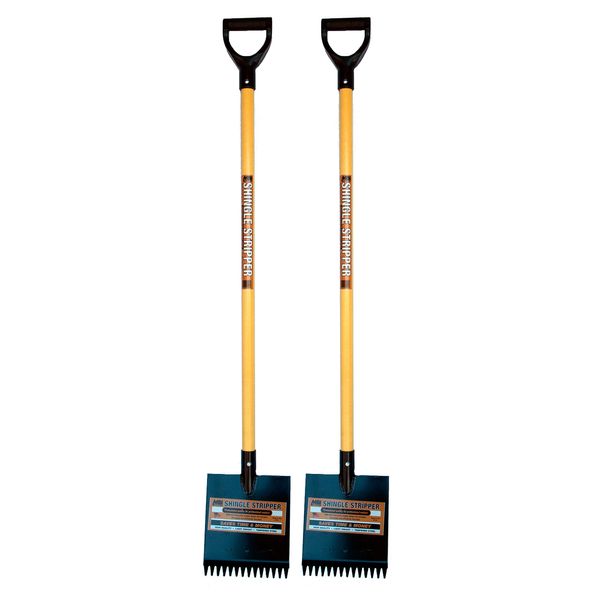 Shingle Stripper Fiberglass (2 Pack) by MBI Tools - Roof Tear Off Shingle and Nail Removal Tool