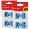 1InTheOffice Arrow Flags Deluxe "Initial Here" Sticker, Message Arrow Self Adhesive Tapes, Blue 200-Pack