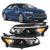 For Chevy Malibu 2016-2018 Driver+Passenger Side Headlight Assembly Set Halogen
