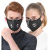 Reusable Mask-(2) pm 2.5 Dust Filter Valves-Washabl