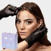 2PCS Pre-Inked White Ink,Eyebrow Mapping String,Mapping String Black Brow,Pre-Inked Mapping String for Permanent Makeup and Microblading Supplies,Easy-to-Use Mapping String for Brow Mapping 10M/32.8ft