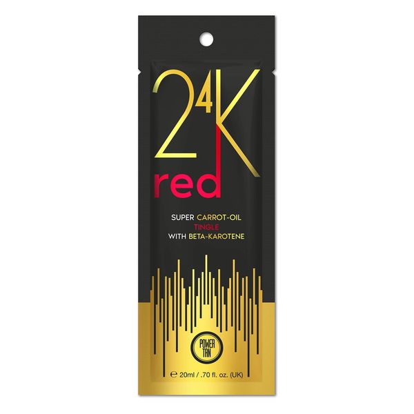Power Tan 24K Red Tingle Sunbed Tanning Lotion Accelerator 20ml