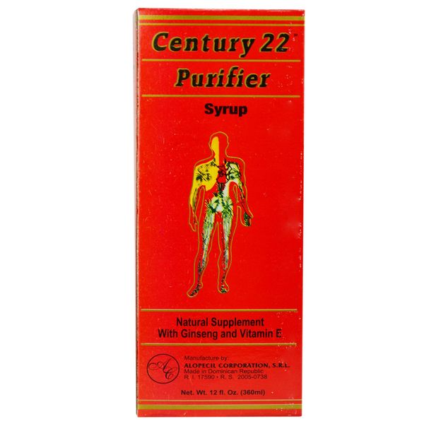 Depurativo Siglo 22 Suplemeto Dietetico con Jengibre Century 22 Purifier Syrup
