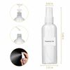6packs 100ml Travel Spray Bottle Plastic Transparent Perfume Empty Atomize 3.5oz