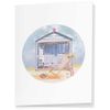 4 x 'Beach hut Relax Day ' Gift Tags/Labels (GI00077709)