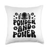 Powder And Power Make Up Cosmetics Throw Pillow