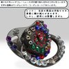 CutiePlusU Adult Pacifier Large Size - Crystal DIY Handmade - Black Devil Eye