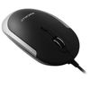 MacAlly Macally Dynamouse-Sg USB Optical Silent Click Mouse with 2 Buttons, Scrollwheel and Dpi Button For Mac and Pc, Space Gray