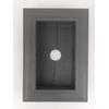 Vinyl Siding Recessed Split Mount Pipe Mounting Block Universal Fit Drk Gray 883