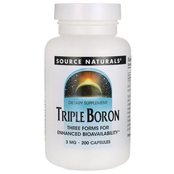 Source Naturals Triple Boron 3 mg 200 Caps