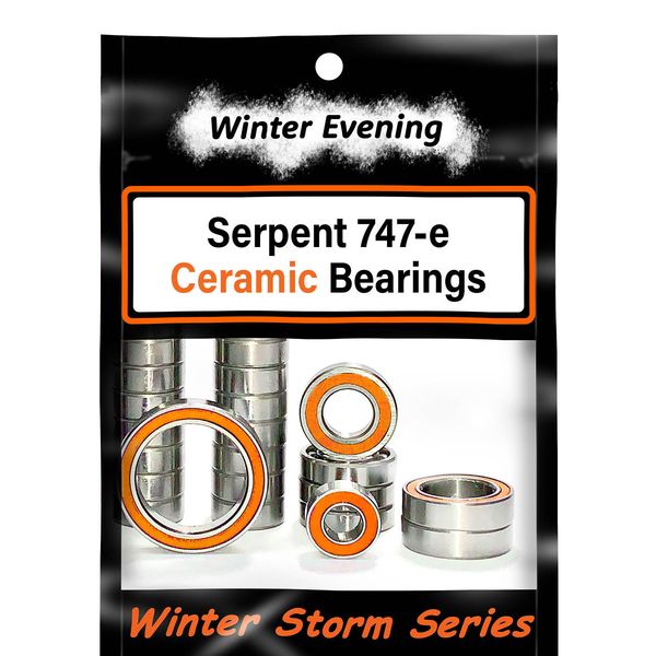 Serpent 747-e | Stainless + Ceramic Bearing Kit