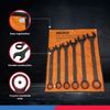 Neiko 03129A Jumbo Combination Wrench Set, 10-Piece Open-End Wrench Set, SAE Sizes 1 5/16 Inches to 2 Inches for Large Vehicles, Black Oxide Finish