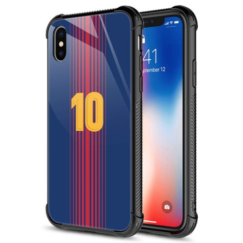 CARLOCA Compatible with iPhone Xs Case,No.10 Plyer Jersey iPhone X Cases for Girls Boys,Graphic Design Shockproof Anti-Scratch Drop Protection Case for iPhone X/XS