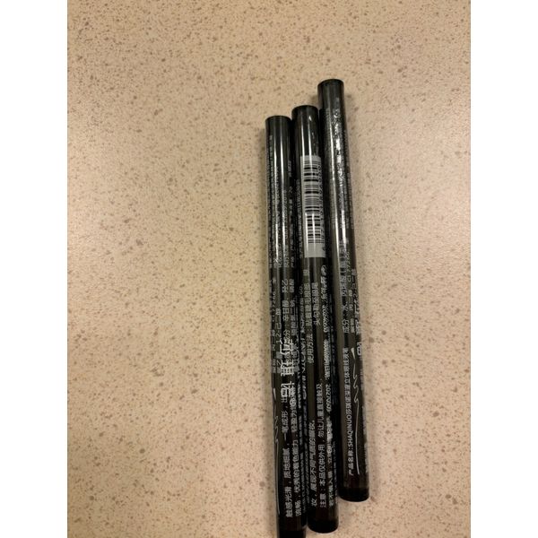 shaqinuo Master Precise All Day Liquid Eyeliner, Fine Brush Tip, 3pcs