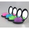 HJ Comb Folding Cute Portable Stylish Comb Anti-Static Massage Comb Hair Care Brush with Mirror for Going Out Work School Travel Comb Hair Brush (Green)