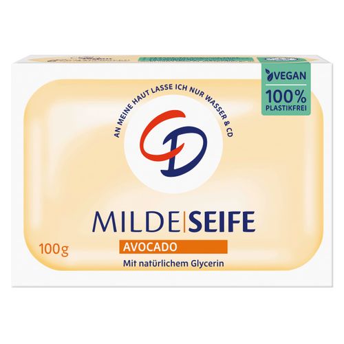 CD Mild Soap Avocado 100 g Vegan & No Microplastics