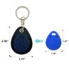 KARENSKEYS Access Card Holder RFID Key Fob (Black)