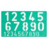 Stencil Set, Letter and Number, Linex 50mm Stencil Set