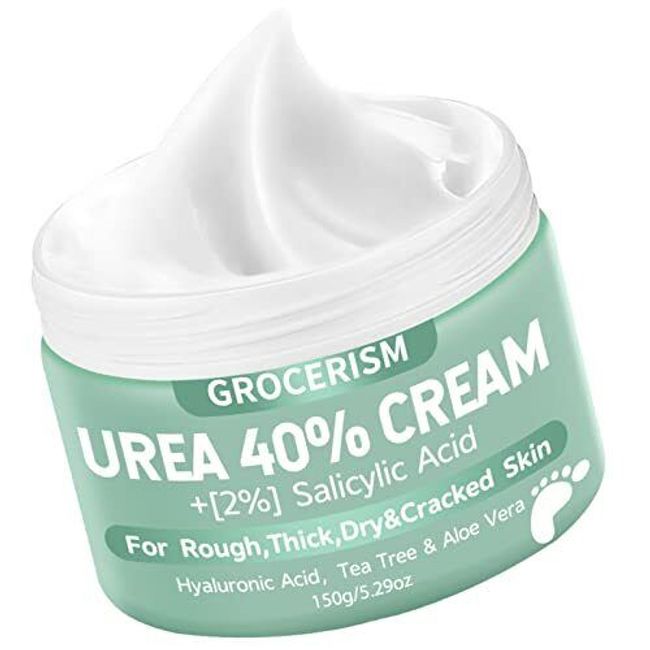 Urea Cream 40 Percent For Feet Plus 2% Salicylic Acid 5.29 oz || Foot Cream a...