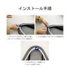 Exclen Extra Thick Polyester Felt Padded Elastic String Heat Reflective Ironing Board Cover (97x33cm)