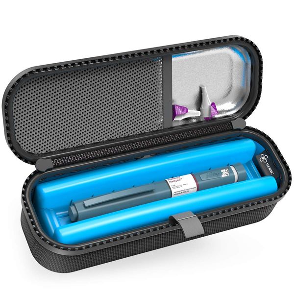 SHBC Upgraded Cold Effect PCM Insulin Pen Carrying Case Portable Medical Cooler Bag for Diabetes Convenient to Changing Needles with Each Injection