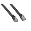 Cable Leader Cat5e UTP Flat Ethernet Network Patch Cable (10 Foot (1 Pack), Black)