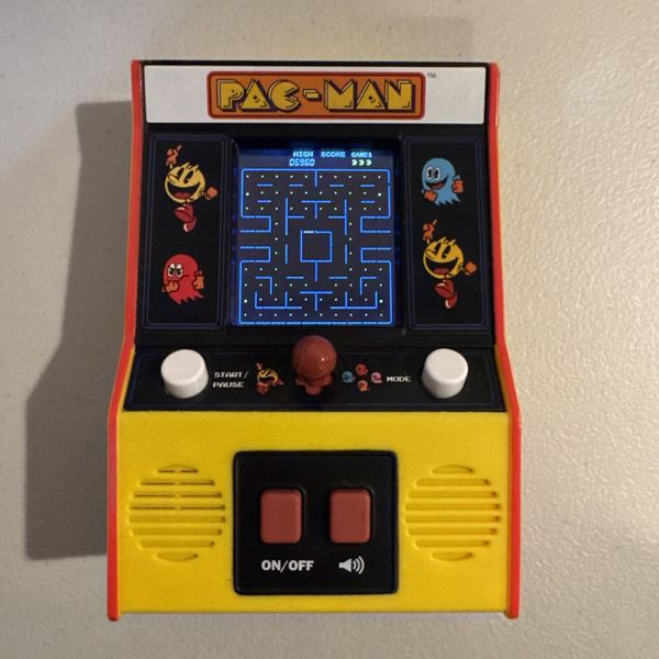 Pacman Mini Arcade Handheld Video Game Bandai Namco Toy Pac Man 2019 Tested Work